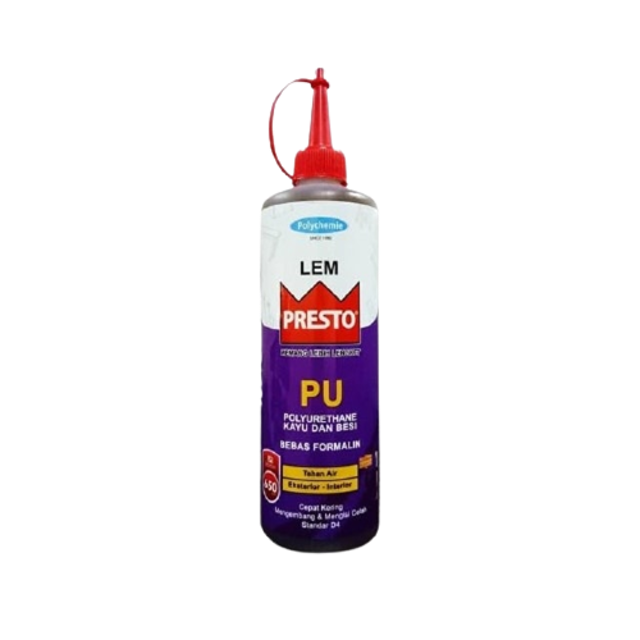 Presto Lem PU Polyurethane Kayu dan Besi 1